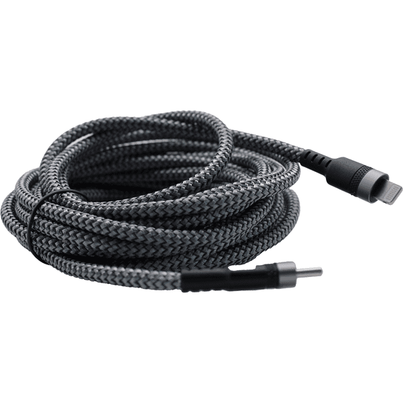 Jaspertronics Twelve Foot Long Length USBC to Lightning Connector Charging Cable for All USBC Charged Smart Phones, Tablets, & More - 1 Unit per pack