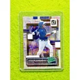 thumbnail image 1 of Jasson Dominguez VECTOR REFRACTOR SILVER PRIZM RATED ROOKIE CARD 2022 Donruss RC, 1 of 3