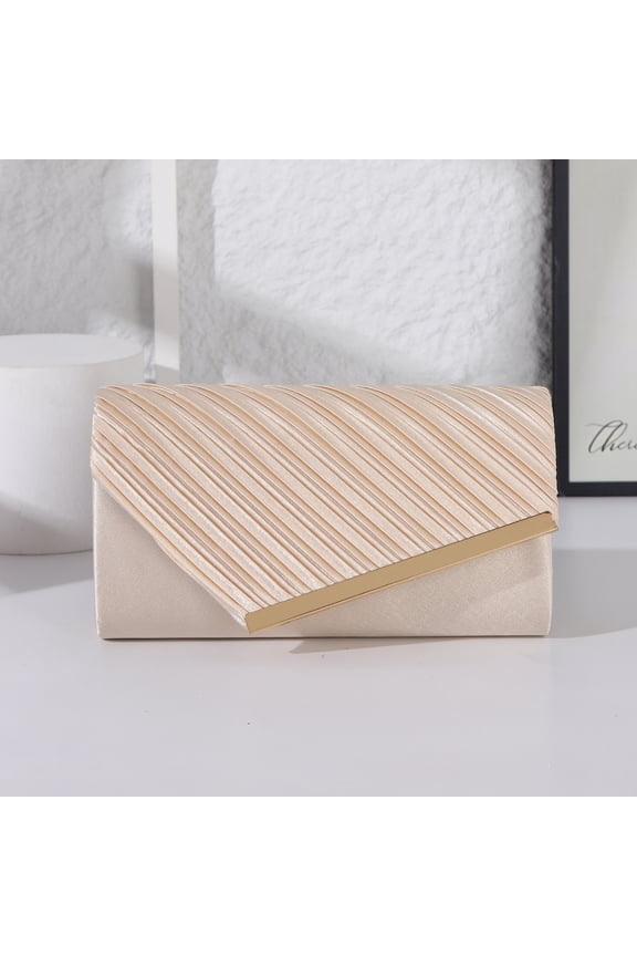 Women's Shiny Evening Clutch Envelope Handbag Chain Wallet Dinner Party Bridal Wedding Clutch
