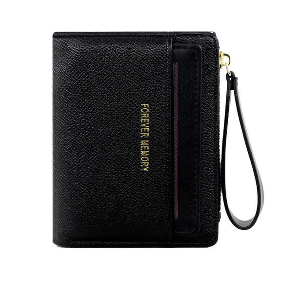 Jaucin Women's wristband wallet RFID blocking small wallet girls coin purse multiple card slots zipper coin bag suitable for daily use