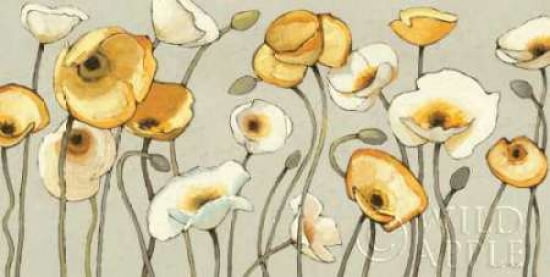 Jaune Gris I Canvas Art - Shirley Novak (10 x 20)