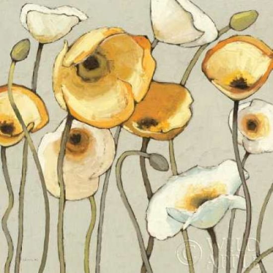 Jaune Gris II Canvas Art - Shirley Novak (24 x 24)