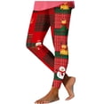 thumbnail image 1 of Jaunzuar Soft Leggings for Women Snowman Print High Waisted Yoga Pants Running Stretchy Gym Leggings M, 1 of 9
