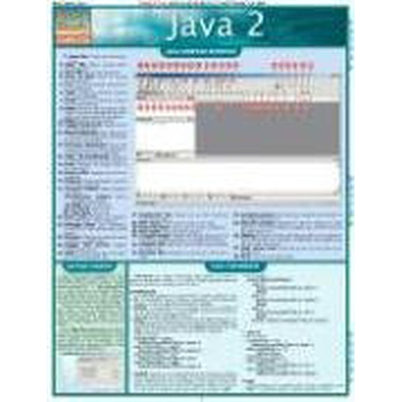 Pre-Owned Java 2: QuickStudy Laminated Reference Guide (Quick Study Computer), 9781572229235, 1572229233, Paperback, Lam Crds edition