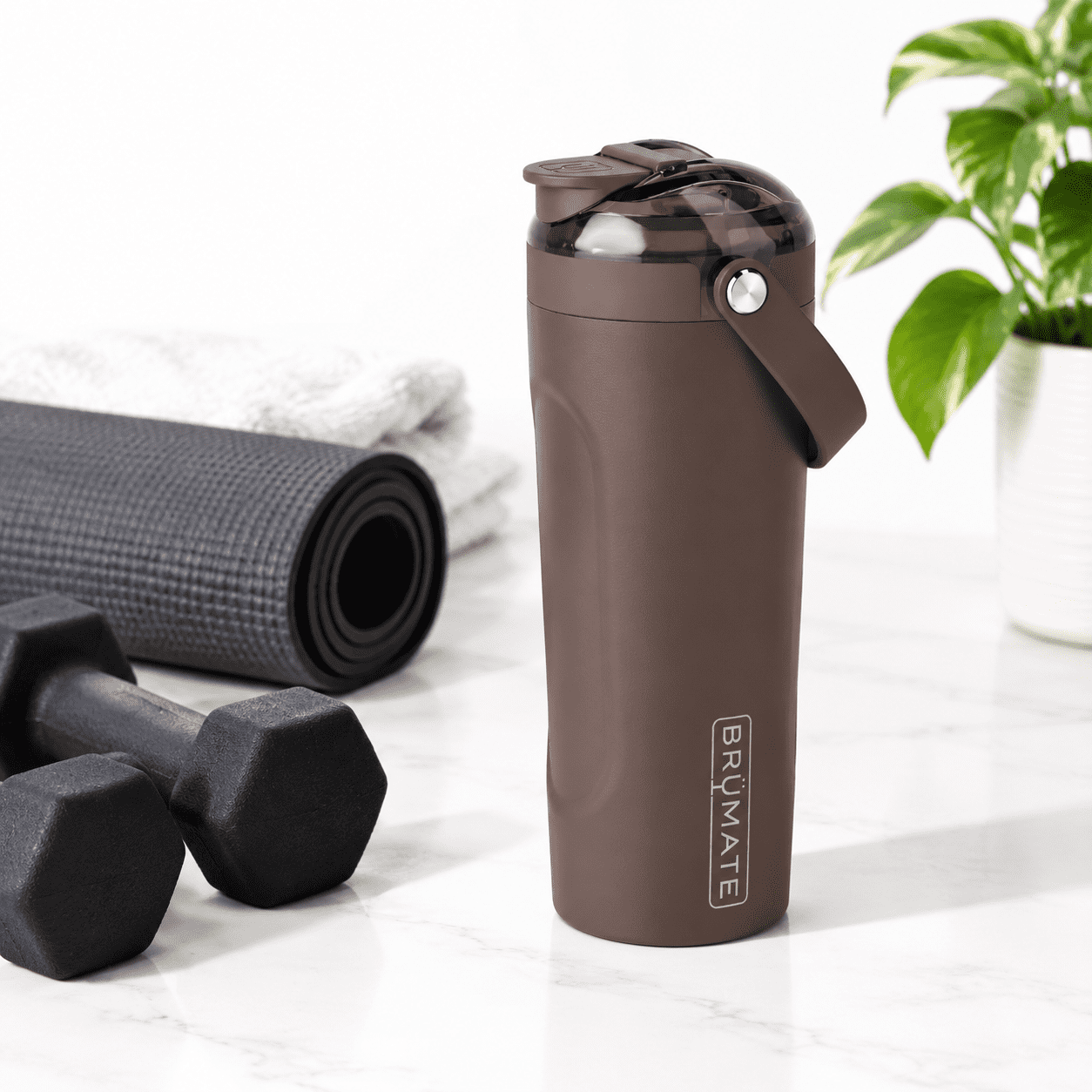 Java 25 oz Stainless Steel Leakproof Blender Shaker Bottle for Pre ...