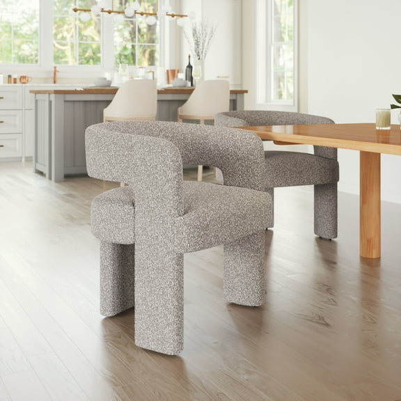 Java Accent Chair Sandy Beige Accent Chair, Modern Style, Shearling style fabric, Plywood, Indoor Living