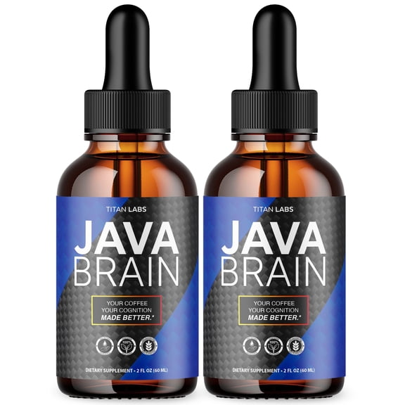 Java Brain Drops Advanced Formula Brain Support Supplement JavaBrain 60 Servings