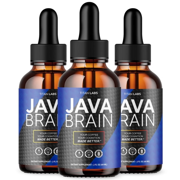 Java Brain Drops Advanced Formula Brain Support Supplement JavaBrain 90 Servings
