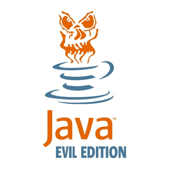 Java Evil Edition poster Metal Sign 8inx 12in Print on Metal 8x12 Square Adults Best Posters