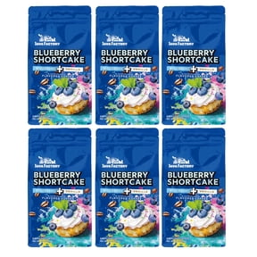 Java Factory Blueberry Shortcake Flavored Ground Coffee Bags, 6 pk, 10 oz each