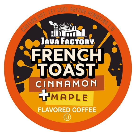 Java Factory French Toast Coffee Pods, Keurig Compatible, 40-Pack