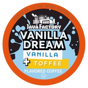 Java Factory Flavored Coffee Pods, Compatible with Keurig Brewers, Vanilla Dream 80-Pack