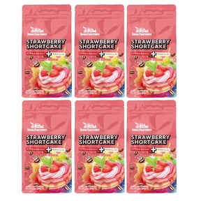 Java Factory Strawberry Shortcake Flavored Ground Coffee Bags, 6 pk, 10 oz each
