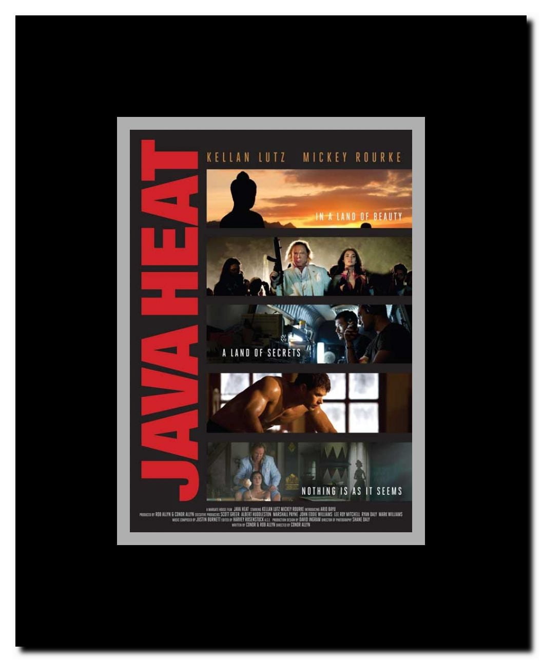 Java Heat Framed Movie Poster