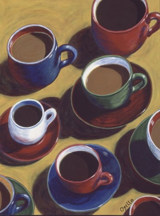 Java Jitters Canvas Art - Debra Ozello (18 x 24)