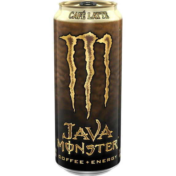 Monster Energy Java, Café Latte, Energy + Coffee, Energy Drink, 15 Fl Oz