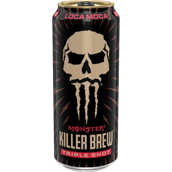 Monster Energy Killer Brew, Loca Moca, Energy + Coffee, Energy Drink, 15 Fl. Oz.