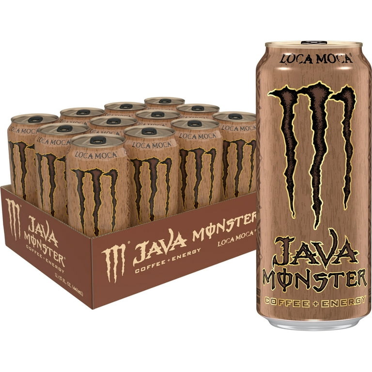 Java Monster Loco Moca, Coffee Mocha Drinks, 15 Fl Oz Cans