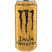 Monster Energy Java, Salted Caramel, Energy + Coffee, Energy Drink, 15 Fl Oz