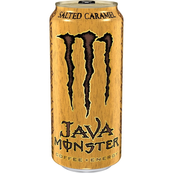Monster Energy Java, Salted Caramel, Energy + Coffee, Energy Drink, 15 fl oz