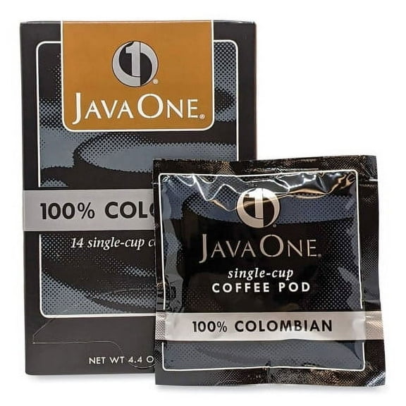 Java One Coffee Pods, Colombian Supremo, Single Cup, 14/Box, Each