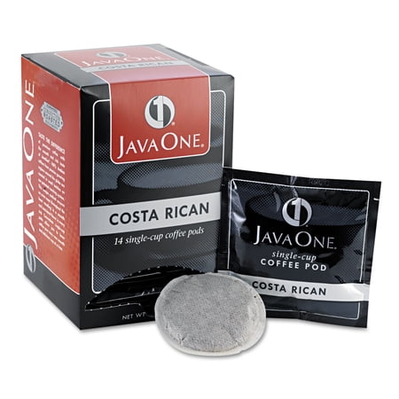 Java One, Costa Rican 14 Single Cup Coffee Pods, 6 Ct