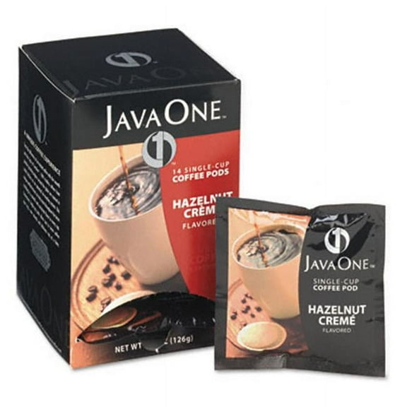 Java One, Hazelnut Cream 14 Single Cup Coffee Pods, 6 Ct