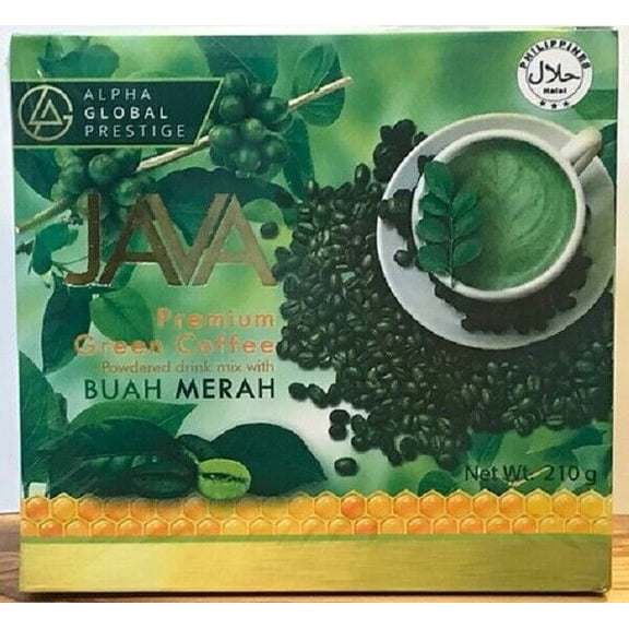 Java Premium Moringa Green Coffee - Original (Mild) (2 pack)