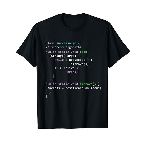 Java Programming Java Success Algorithm Java Programmer T-Shirt