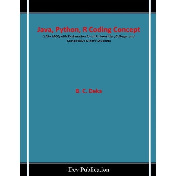 Java, Python, R Coding Concept, (Paperback)