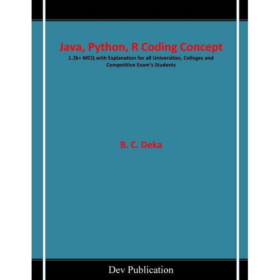 Java, Python, R Coding Concept, (Paperback)