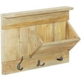 thumbnail image 1 of Java Rustic Wooden Wall Rack, Rustic Natural, 1 of 1