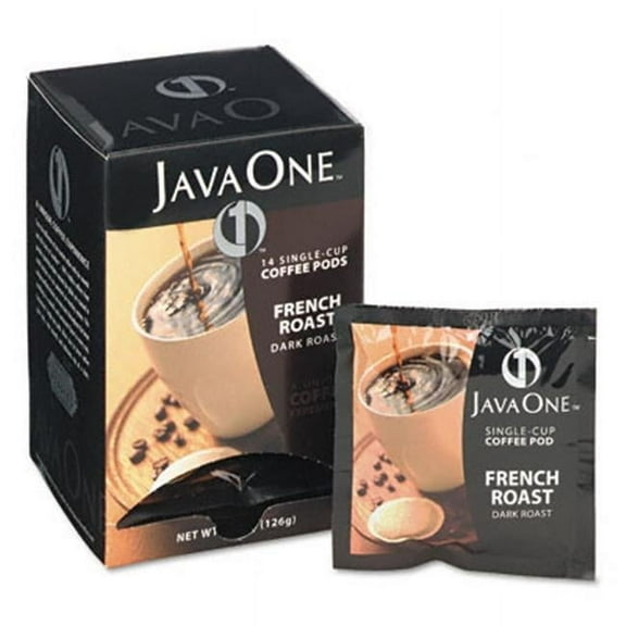 Java  Single Cup Coffee Pods  French Roast  14 Pods/Box