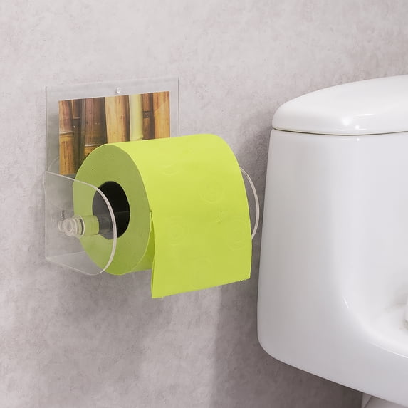 Java Toilet Paper Holder One Roll Tissue Dispenser Suction Mounted