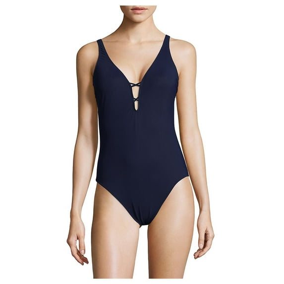 Java V-Neck One-Piece Swimsuit