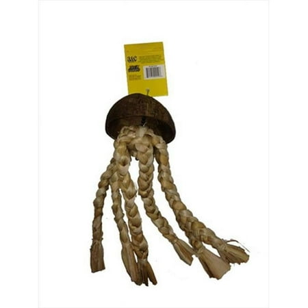 Java Wood Jelly Fish Bird Toy