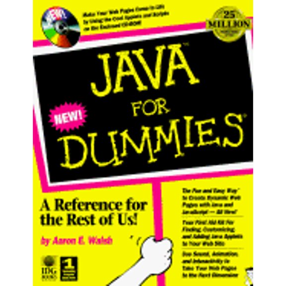 Pre-Owned Java for Dummies (Paperback) 156884641X 9781568846415