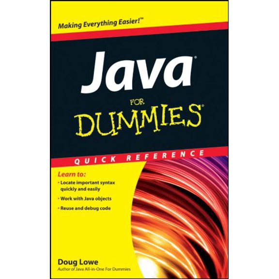Pre-Owned Java for Dummies Quick Reference (Paperback) 1118168232 9781118168233