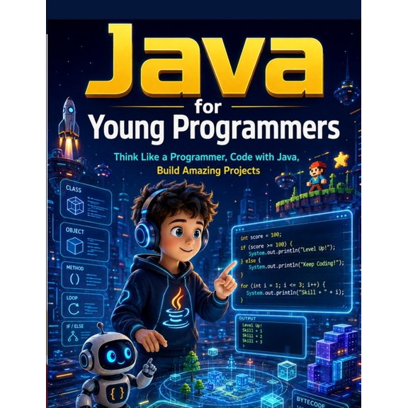 Java for Young Programmers: Think Like a Programmer, Code with Java, Build Amazing Projects, (Paperback)