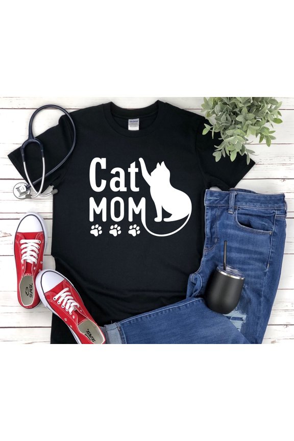 Cat Mom Shirt - Cat Mom - Cat Lady - Cat Mom - Cat Mommy - Cat Humor - Cat Mom Gift