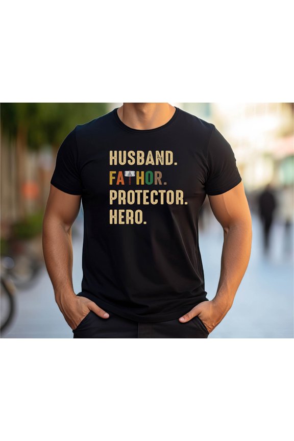 Fathor Hero Protector Dad Shirt - Father's Day Tee
