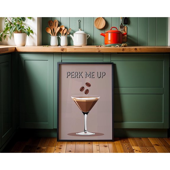 JavaC Perk Me Up – Espresso Martini Wall Art