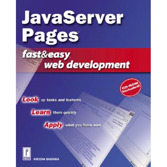 Pre-Owned JavaServer Pages Fast & Easy Web Development w/CD (Paperback) 0761534288 9780761534280
