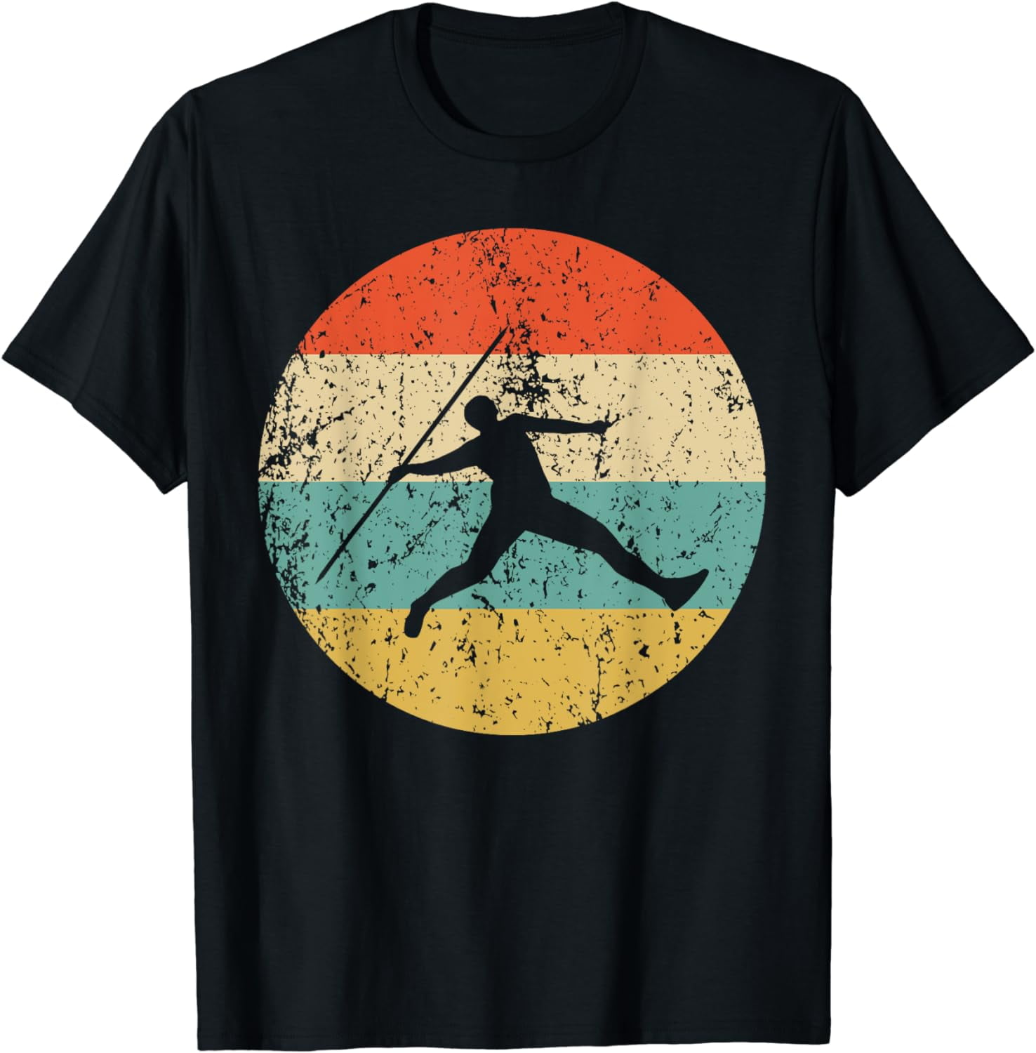 Javelin Throw Vintage Retro Track And Field TShirt