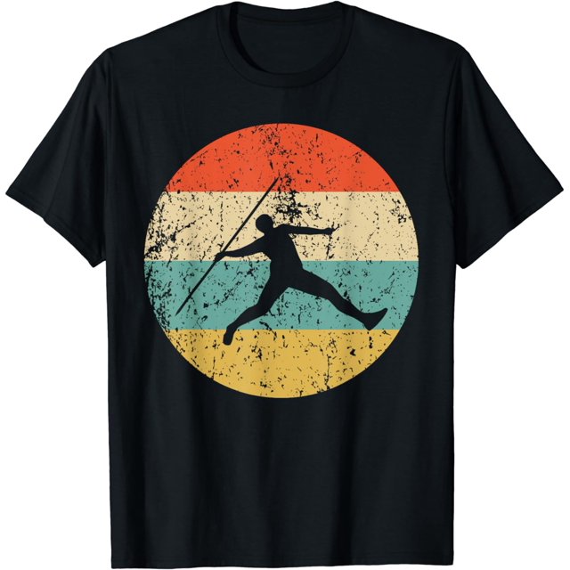 Javelin Throw Vintage Retro Track And Field TShirt