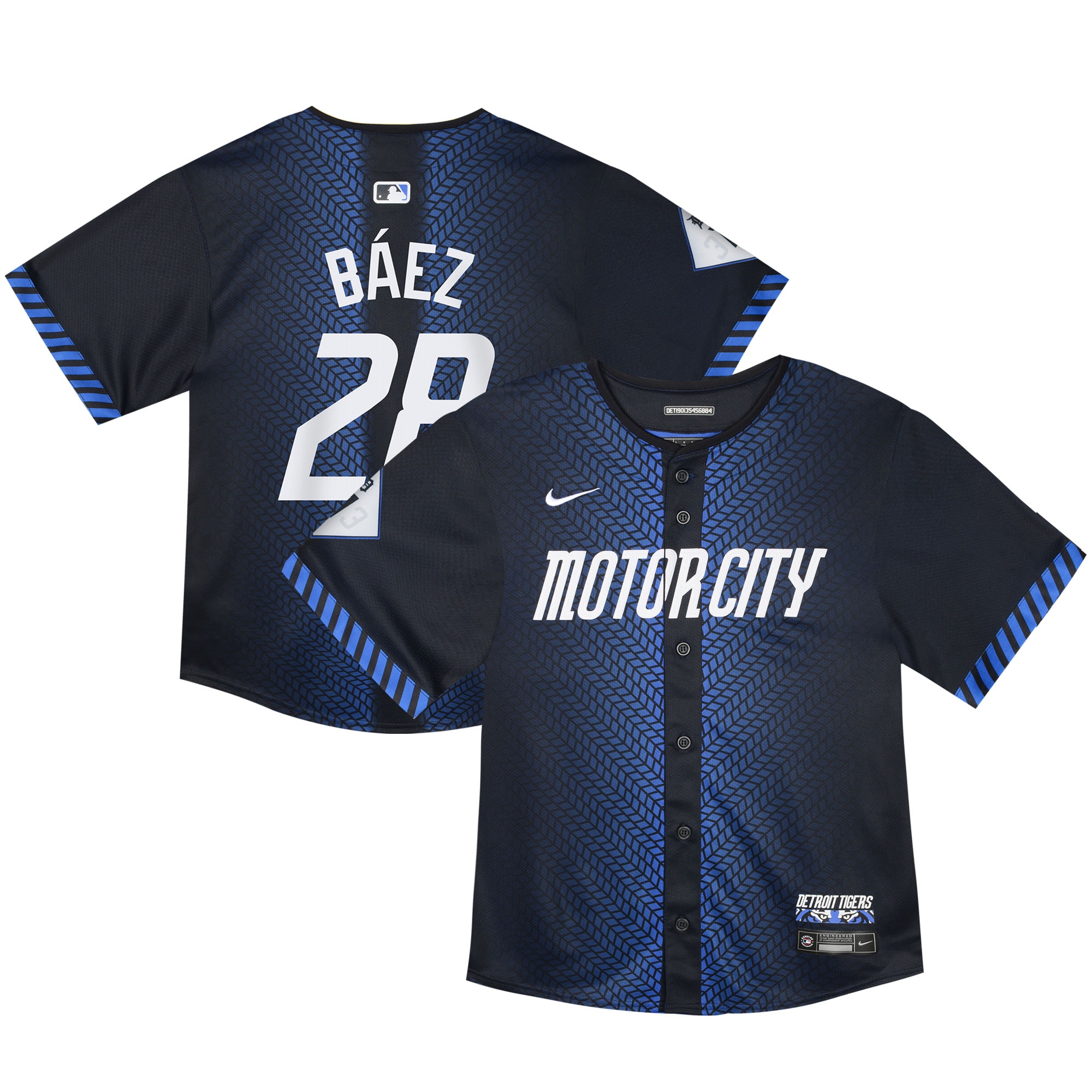 Javier Baez Detroit_Tigers Toddler Navy 2024 City Connect Limited