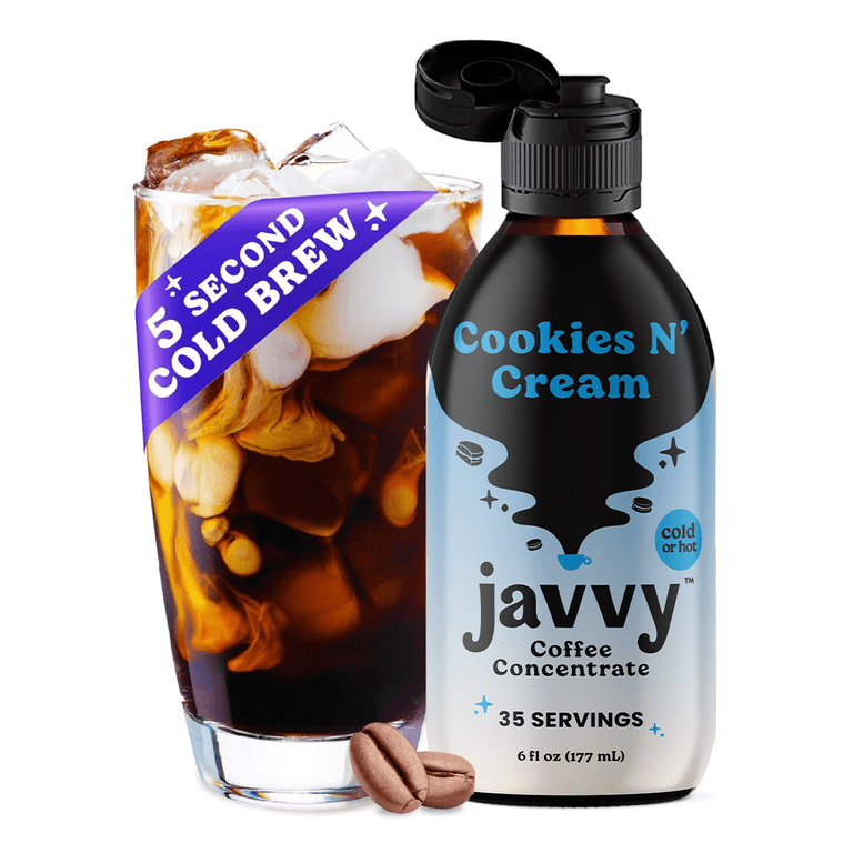 Javvy Coffee Concentrate - Cold Brew Coffee, Perfect for