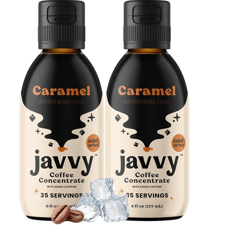 Javy Coffee, Cold Brew Iced Coffee Concentrate, Caramel, 6 fl oz