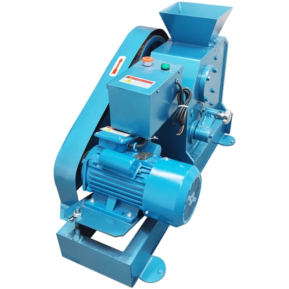 Jaw Crusher Ore Rock Stone Breaking Machine Max Feeding Size 0.08-1.4in Discharging Size 220V