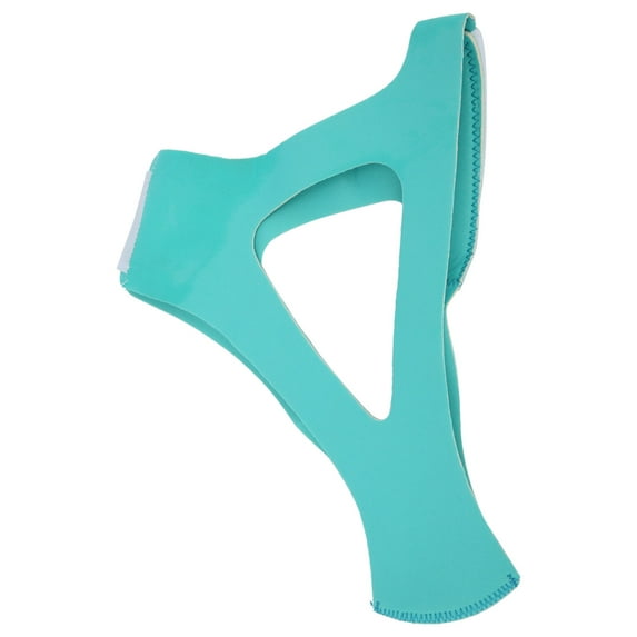 Jaw Support Belt, Anti-Snoring Portable Anti-Snoring Chin Strap Breathable Flexible  For Snoring Blue Green